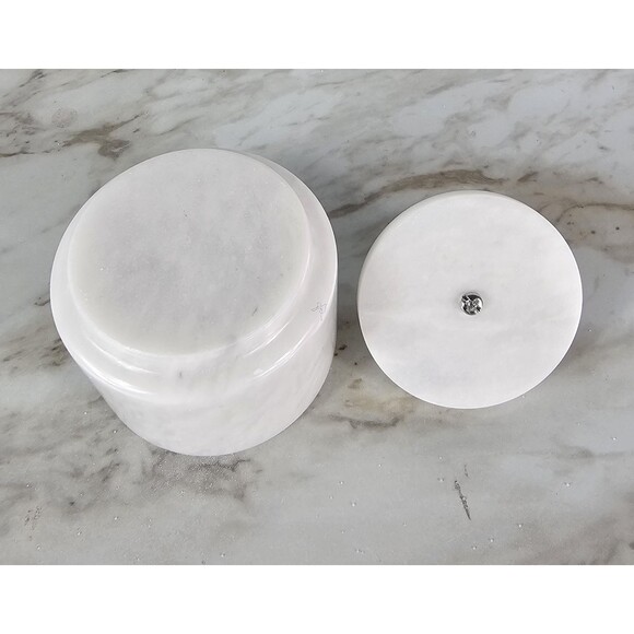 Marble Salt Cellar, Pinch Bowl, Kitchen Pinch Pot, Salt & Pepper Cellars, New - Picture 9 of 10